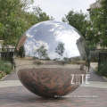 Hot Sale 304 large stainless steel ball sculpture